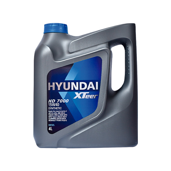 aceite 15w40 hd 7000 ci-4 hyundai xteer 4l hyundai