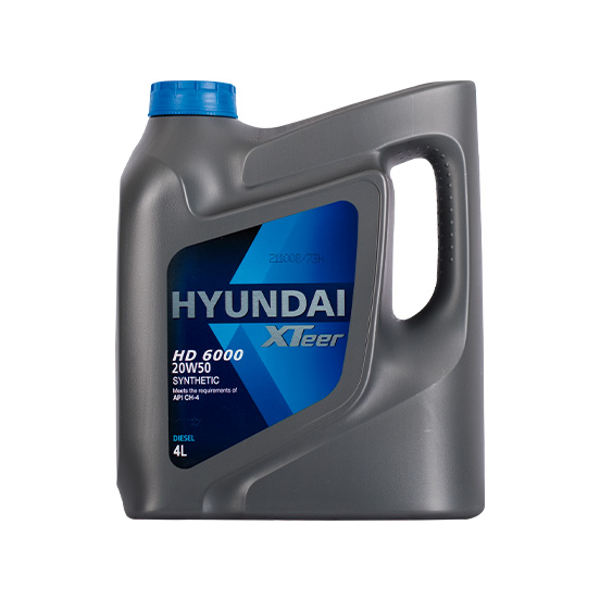 aceite 20w50 hd 6000 ch-4 hyundai xteer 4lt hyundai