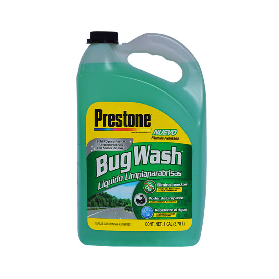 limpiador parabrisas bug wash 1gl prestone